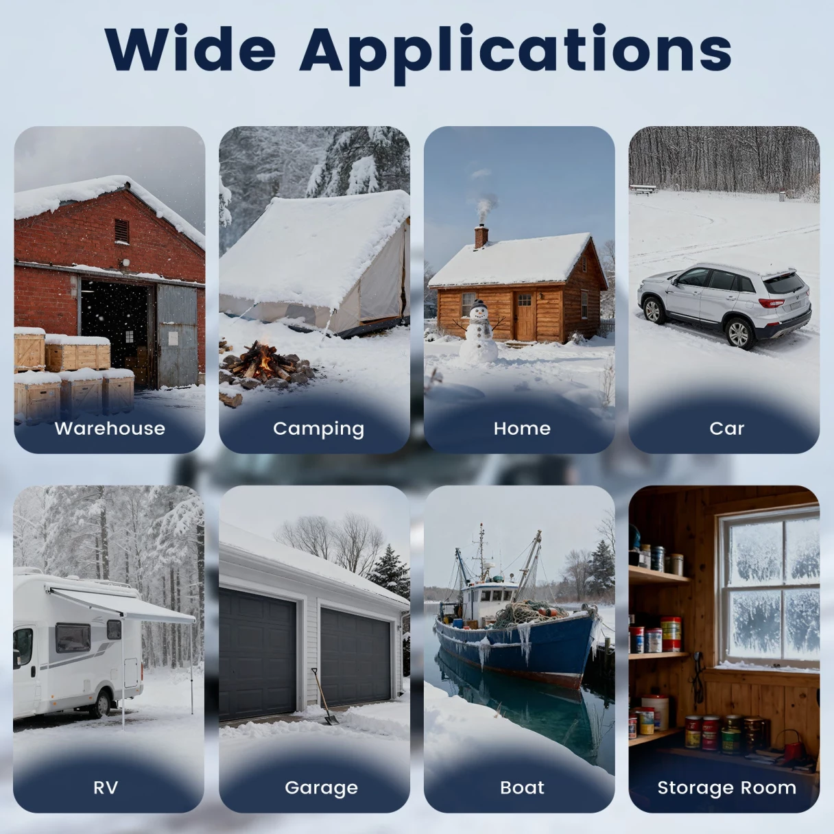 HCALORY WH-A 12V 6KW Water Plumbing Heater Remote Control LCD Monitor Gasoline Diesel Air Car Heater Universal for Truck SUV Bus RV Boats