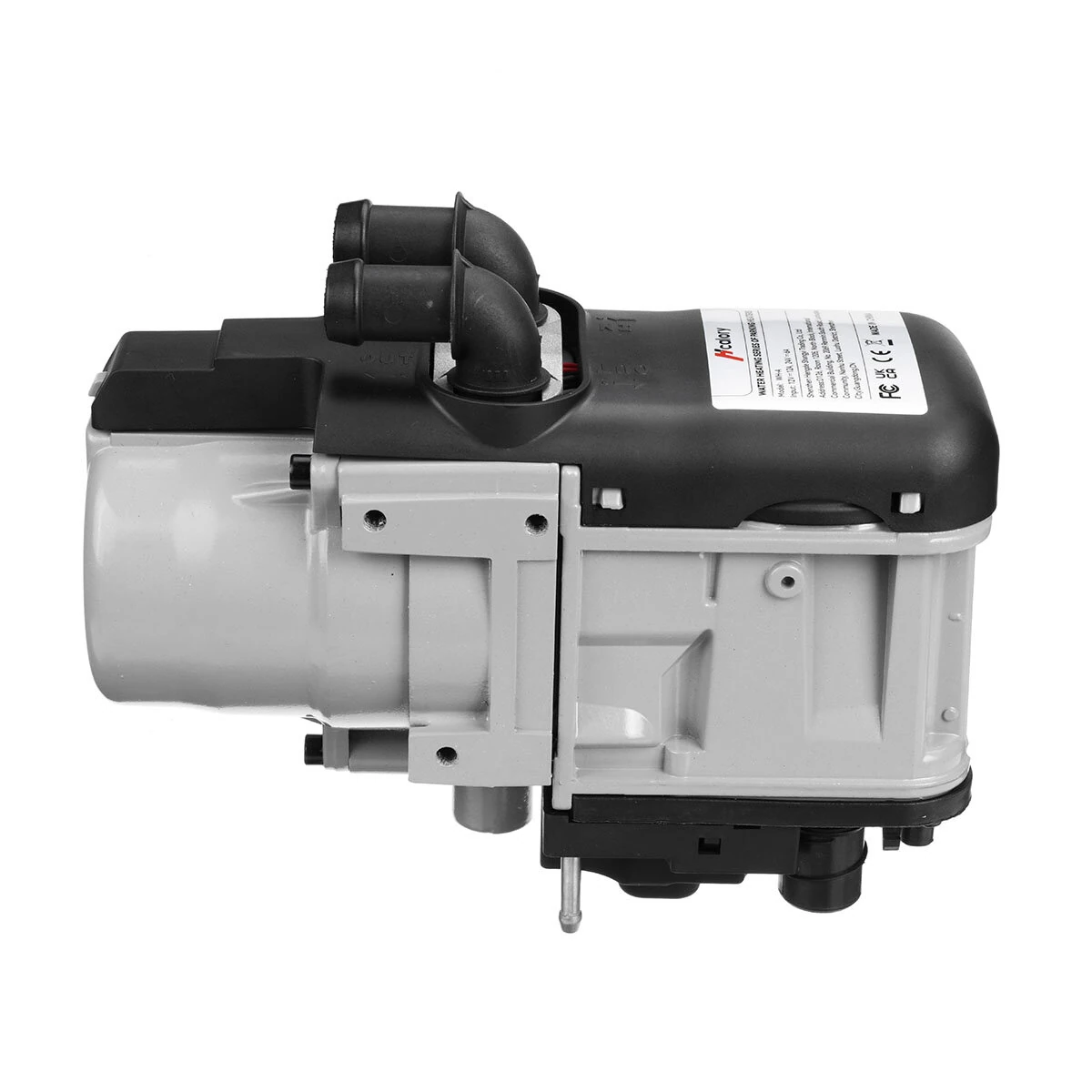 HCALORY WH-A 12V 6KW Water Plumbing Heater Remote Control LCD Monitor Gasoline Diesel Air Car Heater Universal for Truck SUV Bus RV Boats