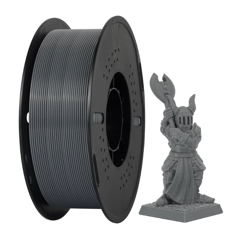KINGROON PETG 3D Printer Filament 1.75mm 10kg Grey High Strength Easy to Print Eco-Friendly No Bubbles Smooth Printing High Precision