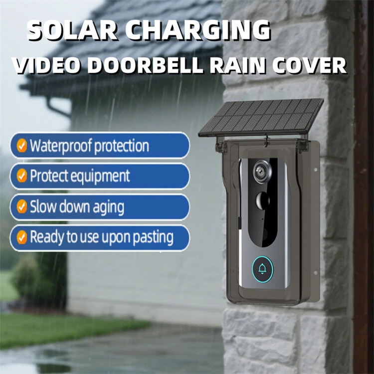 M20 Tuya Smart Doorbell Camera with Solar Panel Cover 1080P Video Intercom Motion Detect Night Vision IP65 Waterproof Wireless Outdoors Smart Visual Doorbell