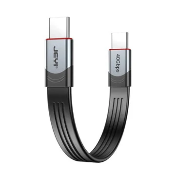 JEYI USB4.0 C to C Cable 40 Gb/s Data Transfer 100W PD3.0 Power Charging Compatible with TB4/3 USB-C and USB4 Devices