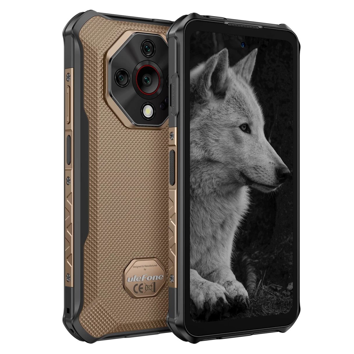 Ulefone Armor X16 Pro 5G 16GB 256GB 64MP Triple Camera 25MP Night Vision 10360mAh 33W Fast Charge 6.56 inch 120Hz Android 15 NFC Dimensity 6300 IP68 IP69K Waterproof Rugged Smartphone