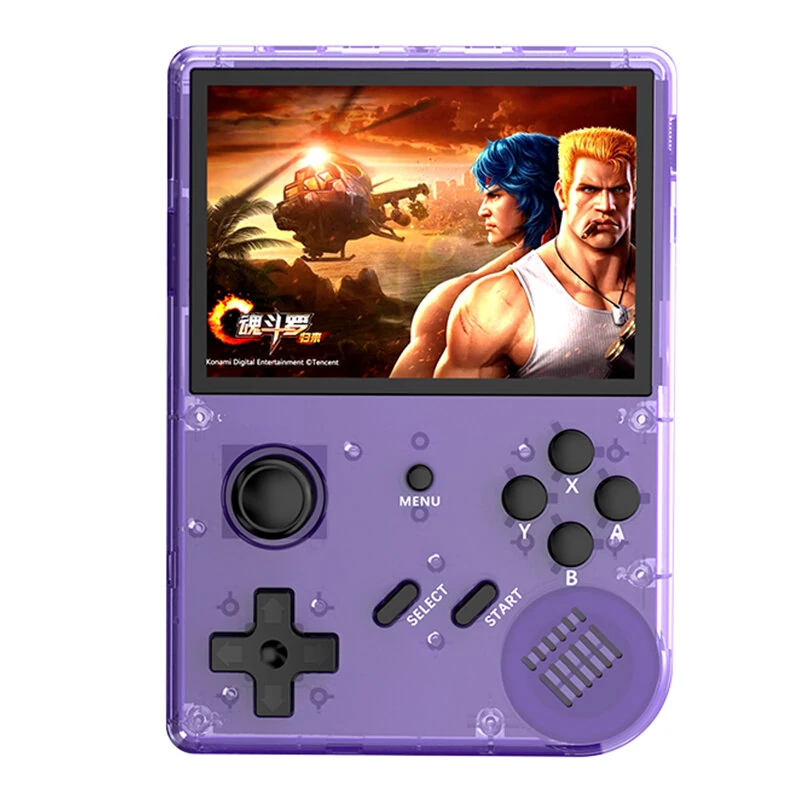 R350 64GB/128GB 3.5-inch Screen Handheld Game Console 15000+/20000+ Games Built-in 12 Emulators 2500mAh 3.5mm Earphone Portable Video Game Player Console