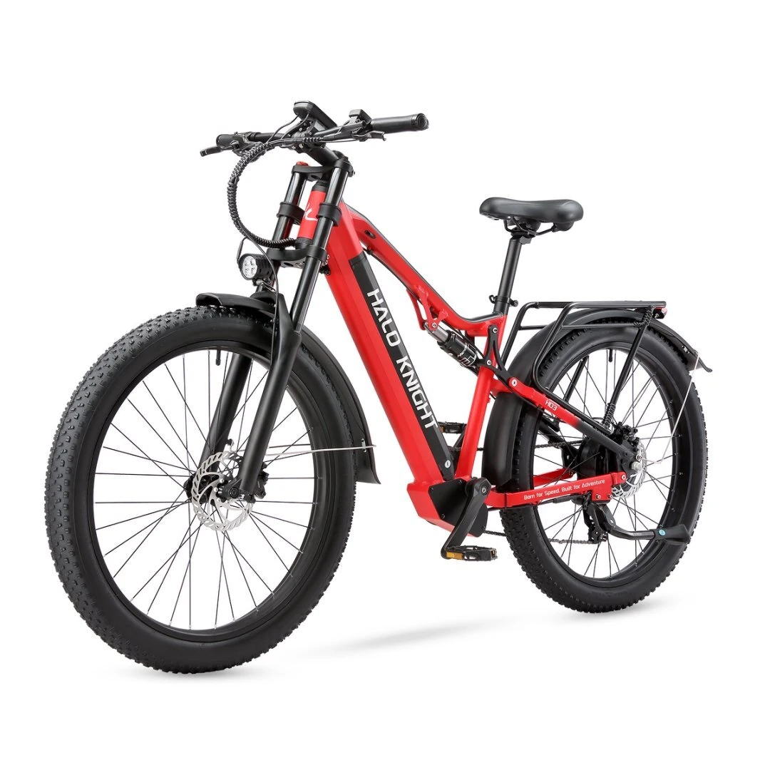 [EU DIRECT] Halo Knight H03 Electric Bicycle 19.2Ah 48V 1000W Motor Recommended Top Speed 25KM/H 27.5 Inches Tire Electric Bike 80-90km Mileage Max Load 150Kg