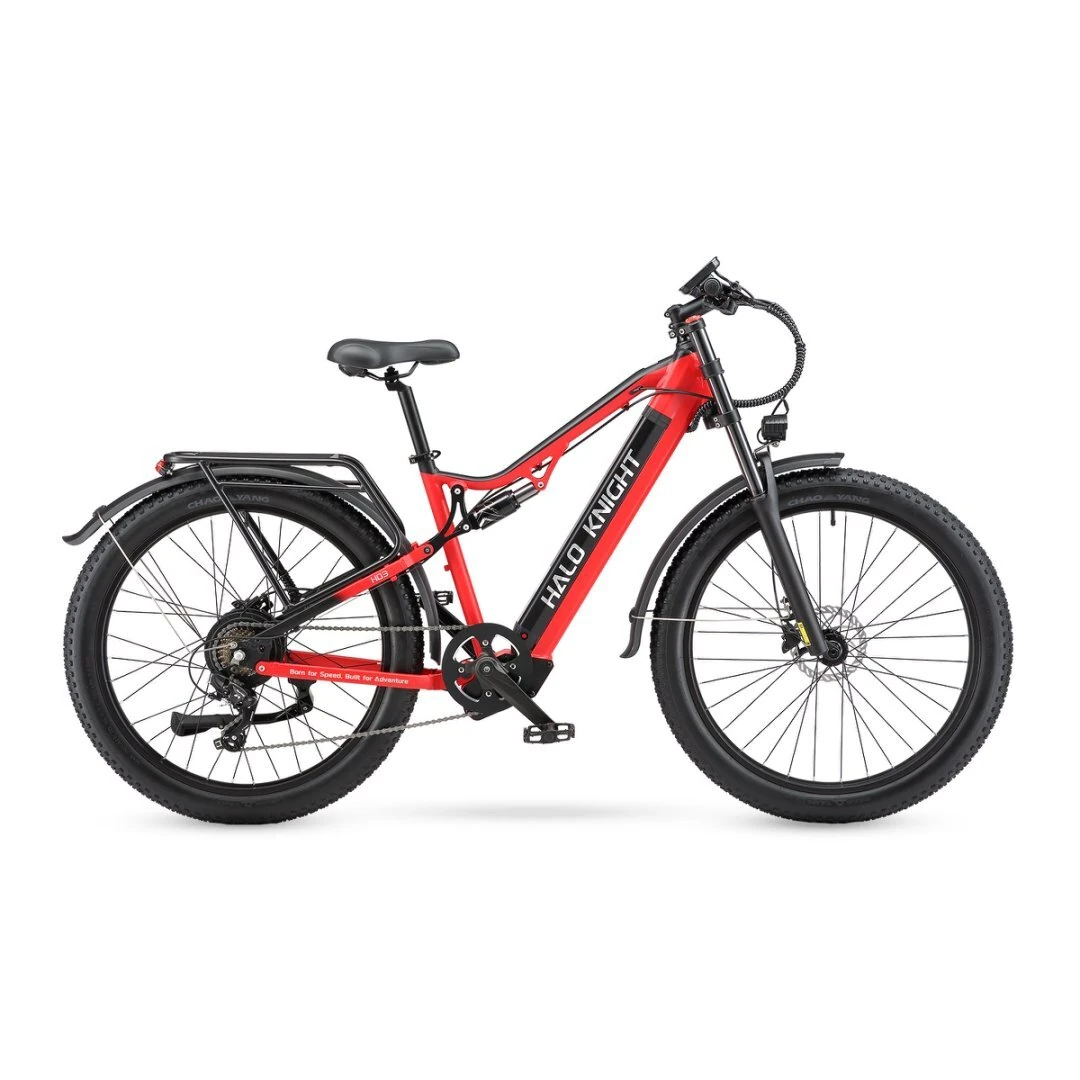 [EU DIRECT] Halo Knight H03 Electric Bicycle 19.2Ah 48V 1000W Motor Recommended Top Speed 25KM/H 27.5 Inches Tire Electric Bike 80-90km Mileage Max Load 150Kg