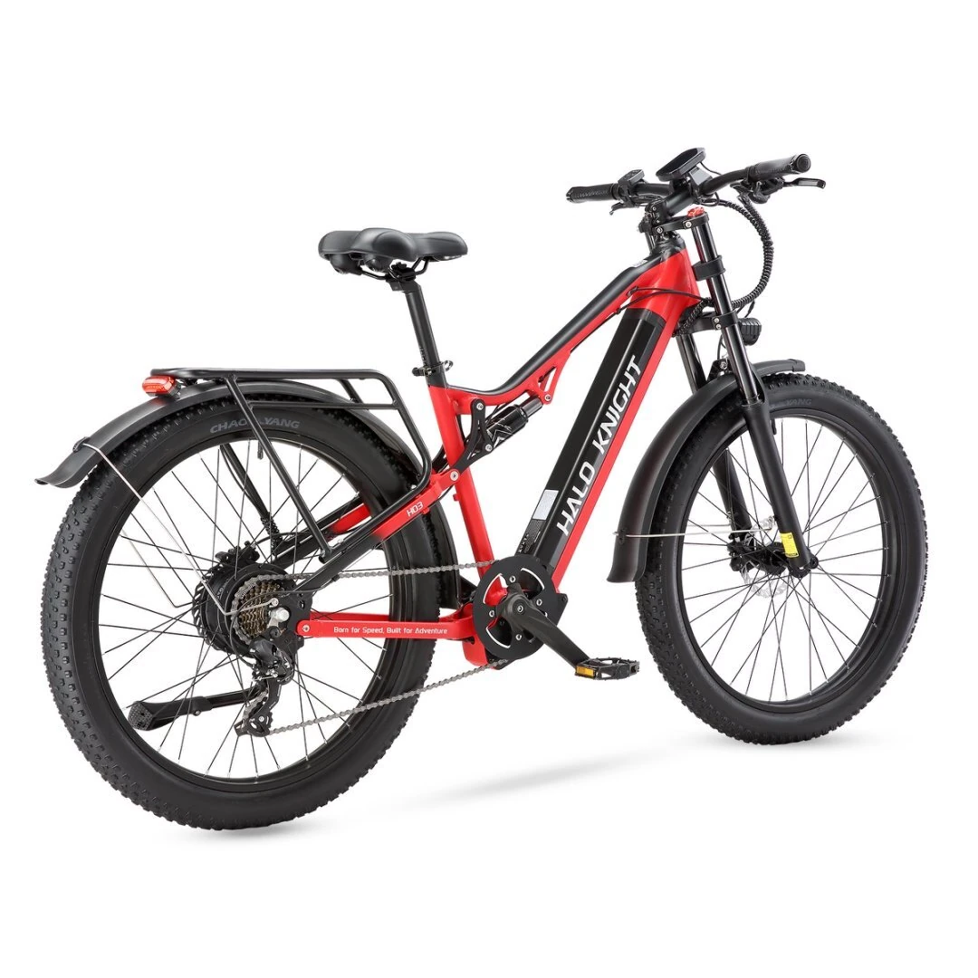 [EU DIRECT] Halo Knight H03 Electric Bicycle 19.2Ah 48V 1000W Motor Recommended Top Speed 25KM/H 27.5 Inches Tire Electric Bike 80-90km Mileage Max Load 150Kg