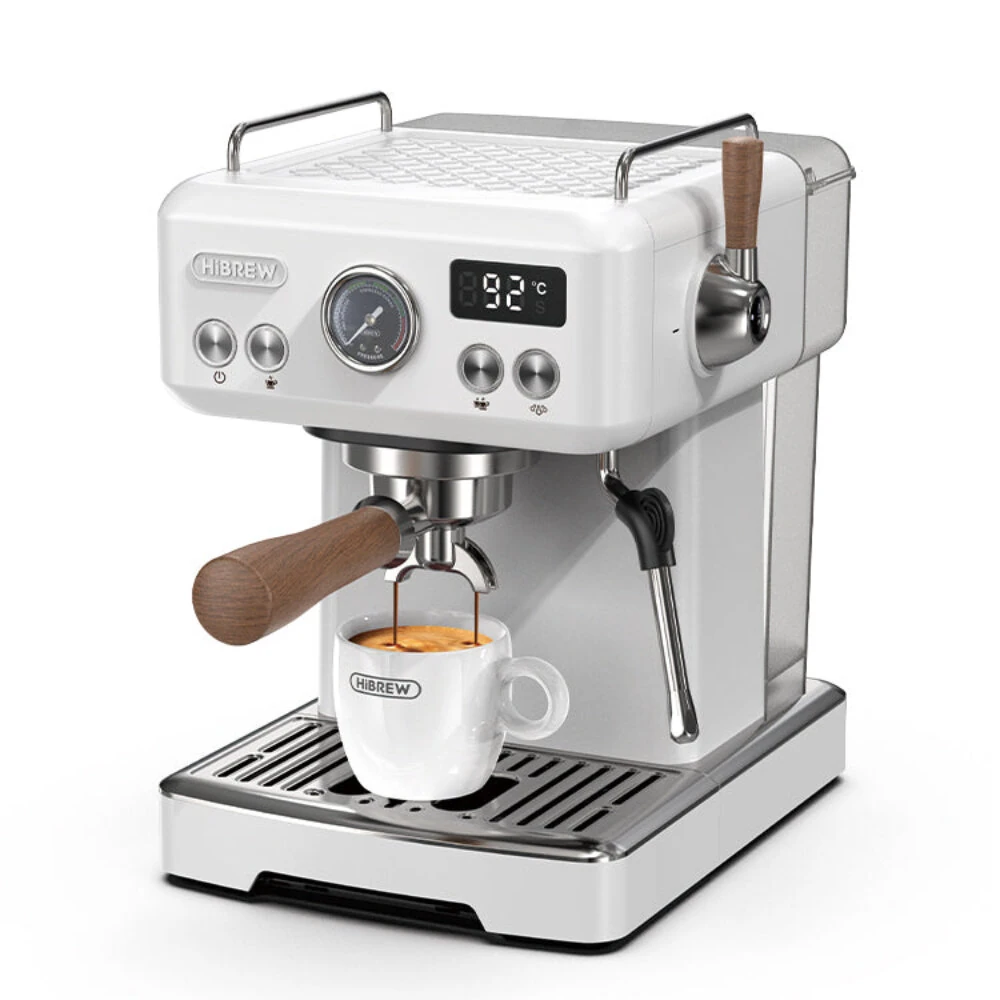 [EU Direct] HiBREW H10 Plus Espresso Machine & G5 Coffee Grinder Combo 20 Bar Pressure PID Temp Control 36 Grind Settings