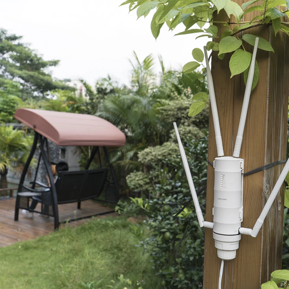 Wavlink AERIAL HD4 AC1200 Outdoor Router Dual Band High Power Wireless AP/ Range Extender Router with PoE and High Gain Antennas