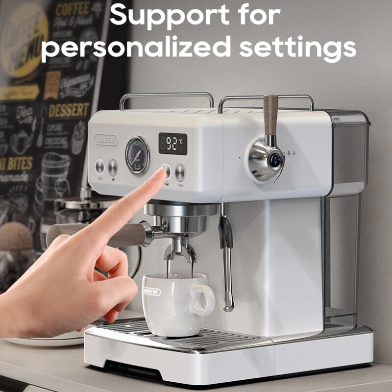 [EU Direct] HiBREW H10 Plus Espresso Machine & G7 Conical Burr Grinder Set 20-Bar Pressure PID Control 48 Grind Levels Home Barista Bundle