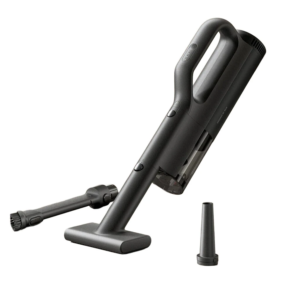Xiaomi Mijia Car Vacuum Cleaner 21kPa Suction Brushless Motor Type-C Fast Charge 2400mAh Battery 5-Stage Filtration 150mL Dust Cup Wireless Cleaning Multiple Attachments