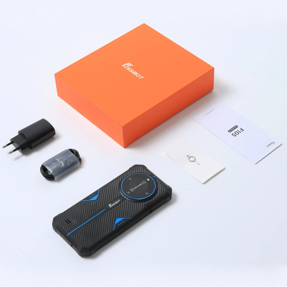 [EU Direct]FOSSiBOT F105 12GB RAM 64GB ROM 10300mAh 20MP Camera 6.745 inch Android 14 IP68 IP69K Waterproof MT8768 Octa Core 4G Rugged Smartphone