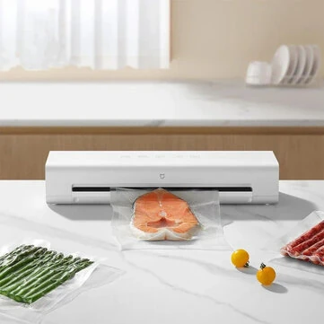 XIAOMI Mijia MJFKJ06XM Automatic Vacuum Sealing Machine 70kPa High Suction 220V Vacuum Food Sealer For Dry And Wet Foods Maintain Freshness