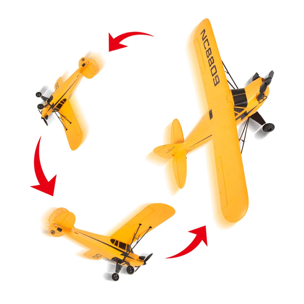 KOOTAI A505 J3-CUB 505mm Wingspan 2.4GHz 3CH 6-Axis Gyro 3D/6G Switchable EPP RC Airplane BNF/RTF Compatible DSMX DSM2 S-BUS Protocol