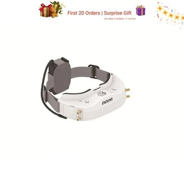 Eachine EV300D 5.8GHz 72CH 1280x960 Dual True Diversity FPV Goggles Built-in DVR Focal Length Adjustable With Chargeable Battery Case