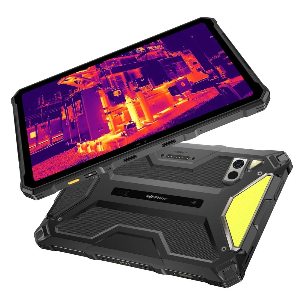 Ulefone Armor Pad 4 Ultra Thermal lmaging Version MediaTek Dimensity 6300 5G 8GB LPDDR4X +8GB virtual RAM 256GB ROM 10.36 Inch 2K Screen 32MP+50MP Camera IP68/IP69K Android 14 5G Rugged Tablet PC