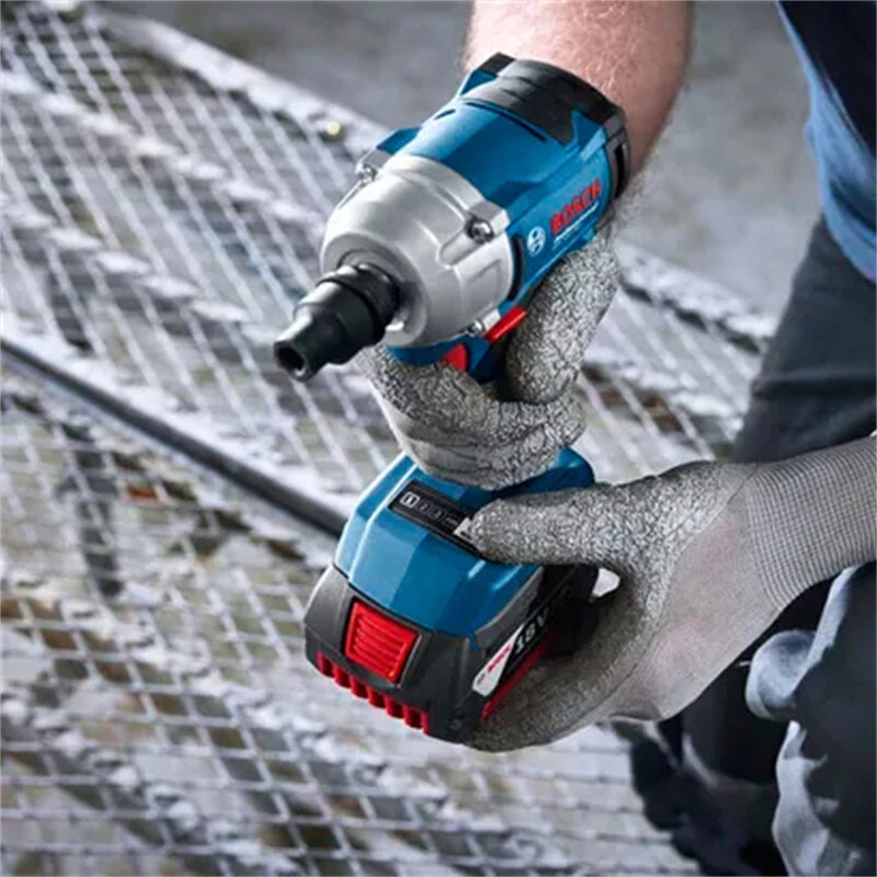 GDS 18V-350 for BOSCH Professional Cordless Impact Wrench Brushless Motor 350Nm Torque Compact Design Versatile Settings Industrial Automotive Tools