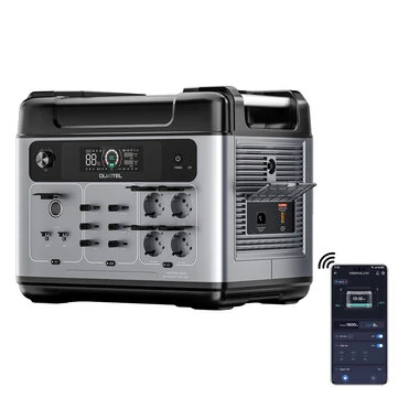 [EU Direct] OUKITEL P2001 Plus Portable Power Station, 2400W AC Output, 2048Wh LiFePO4 Battery, 13 Outlets, 80% Charge in 1Hr, Smart APP Control, Adjust at 400W/800W/1200W/1800W, 2000W UPS < 10ms, Max. 500W Solar Input