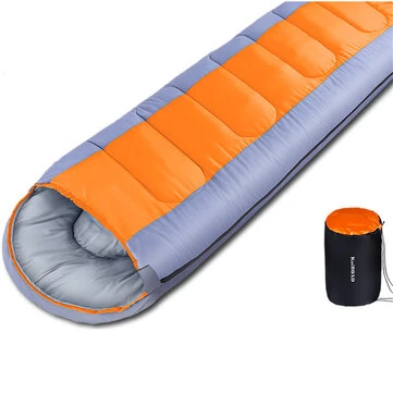 IPRee 1800g Camping Sleeping Bag For -15~15℃ Temperature, Ultralight Waterproof 4 Season Warm Envelope Backpacking Sleeping Bags for Outdoor Traveling Hiking