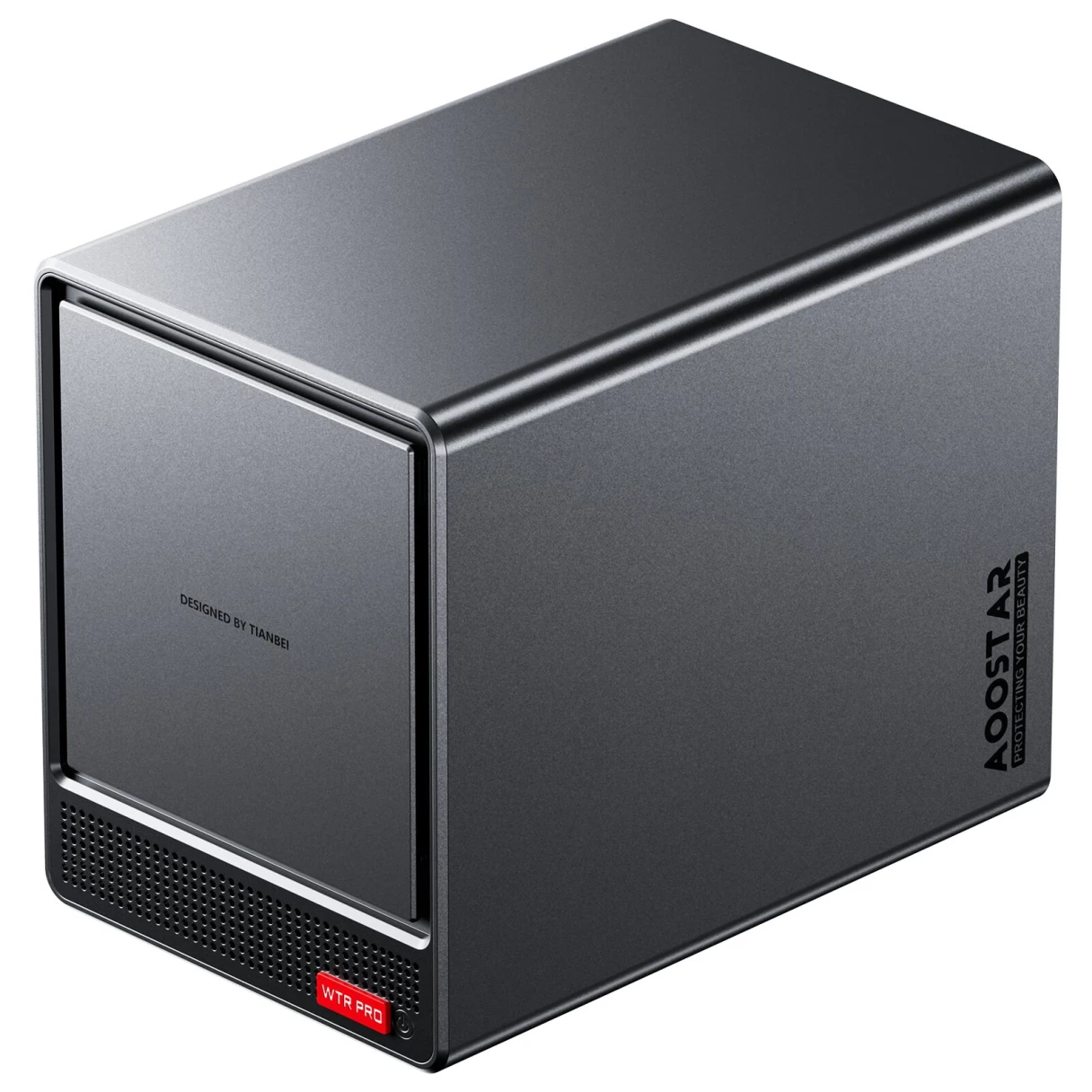 AOOSTAR WTR PRO NAS Mini PC AMD Ryzen 7 5825U 8 Core 16 Threads 16GB/32GB DDR4 RAM 512GB/1TB SSD 4 Bays 90T Storage Dual 2.5G Ethernet Ports Windows 11 4K Triple Screen Display Mini Computer