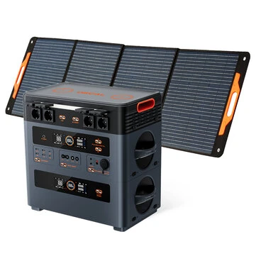 Blackview OSCAL PowerMax 2400 Pro PM2400 Pro Portable Power Station+BP2400Pro Battery Pack+PM200/PM400 Solar Panel