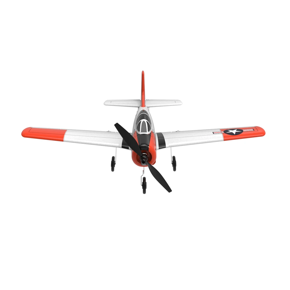 Eachine Mini T-28 Trojan EPP 400mm Wingspan 2.4G 6-Axis Gyro RC Airplane Trainer Fixed Wing RTF Mode 2 One Key Return for Beginner Two Batterries/Three Batterries