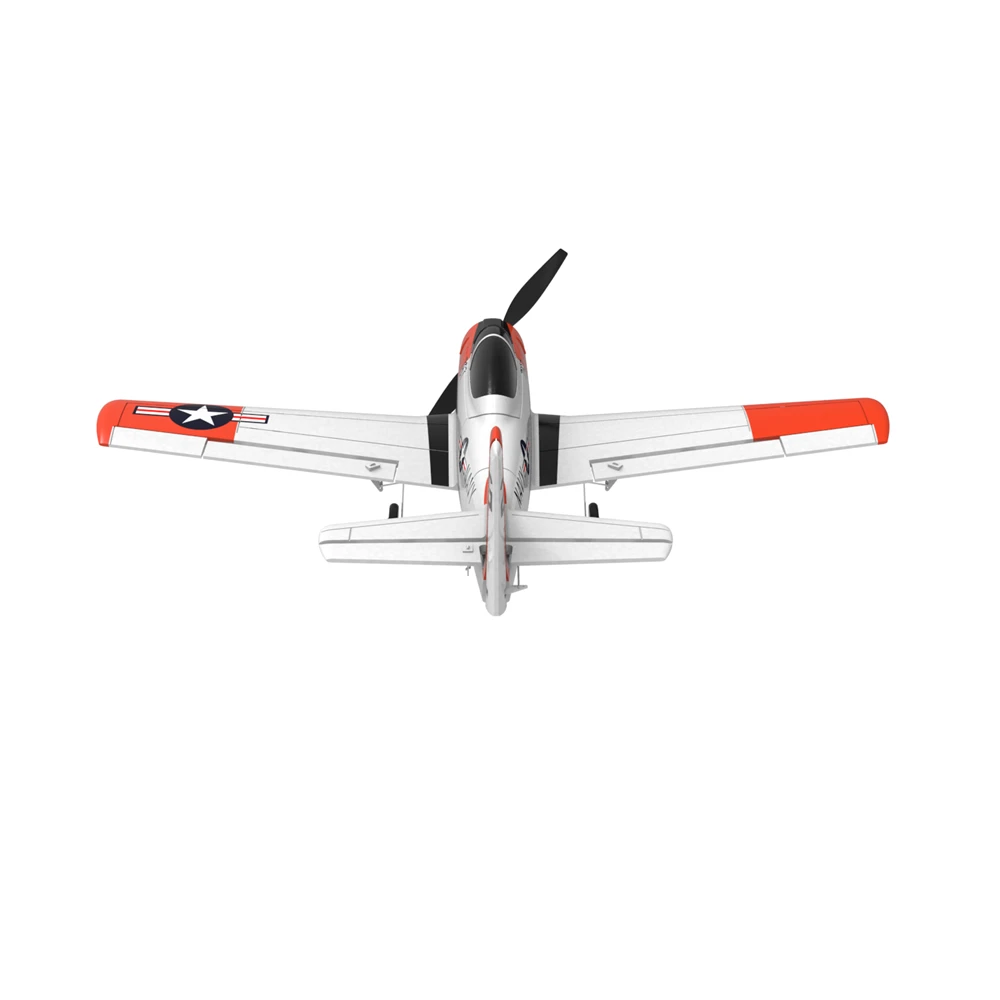 Eachine Mini T-28 Trojan EPP 400mm Wingspan 2.4G 6-Axis Gyro RC Airplane Trainer Fixed Wing RTF Mode 2 One Key Return for Beginner Two Batterries/Three Batterries