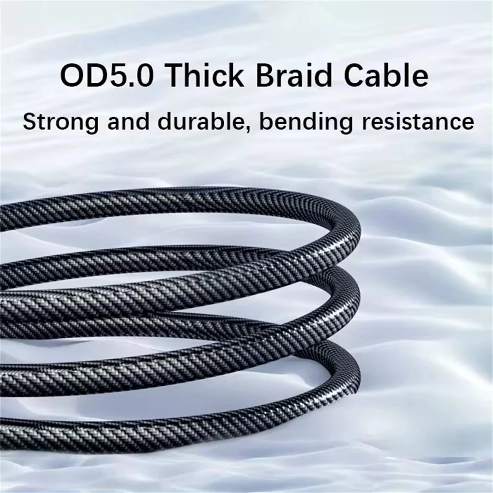 120W USB-A to Type-C Cable with Digital Display Fast Charging Data Transmission Copper Core Line 1M/2M Long for iPhone 15 15 Plus for Huawei Pura 70 Ultra for Xiaomi Civi 4 Pro for Samsung Galaxy S24