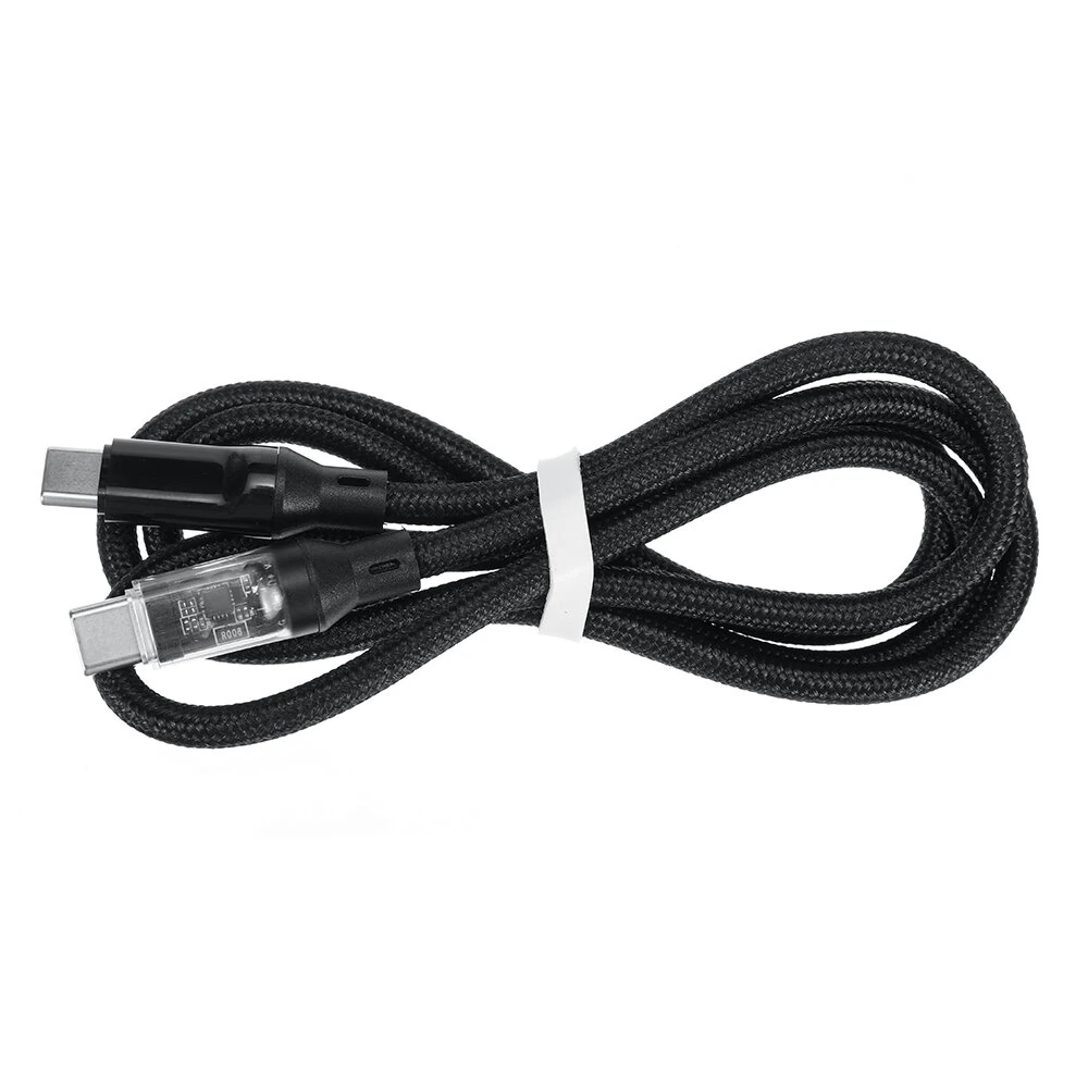 120W USB-A to Type-C Cable with Digital Display Fast Charging Data Transmission Copper Core Line 1M/2M Long for iPhone 15 15 Plus for Huawei Pura 70 Ultra for Xiaomi Civi 4 Pro for Samsung Galaxy S24