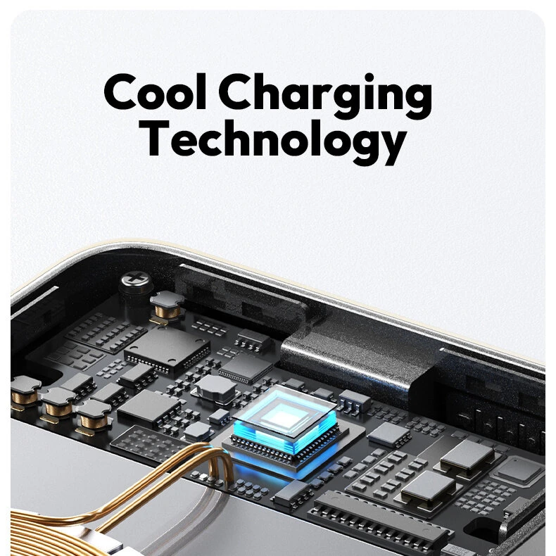 Romoss WM010-191 Wireless Magnetic Power Bank 30W 37Wh 10000mAh Integrated Cable Power Bank with 3 Inputs & 3 Outputs Fast Charging External Battery Power Supply for iPhone 16 16 Pro 15 14 13 for Huawei Pura X for Xiaomi 15 Ultra for Samsung