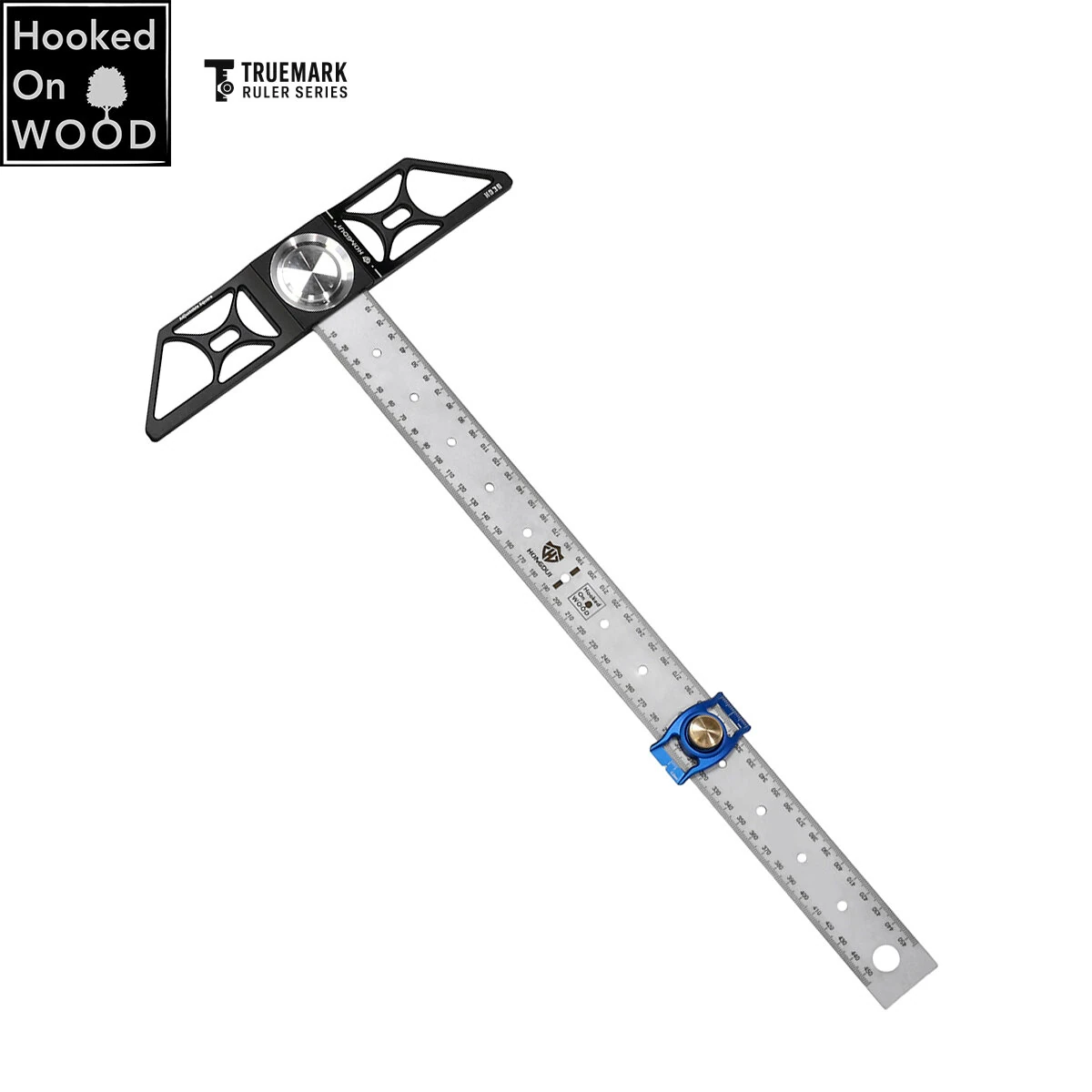 HONGDUI Hooked On Wood HD38 TrueMark Ruler HD38V Adjustable TrueMark Ruler Hadfield Steel Woodworking Scriber