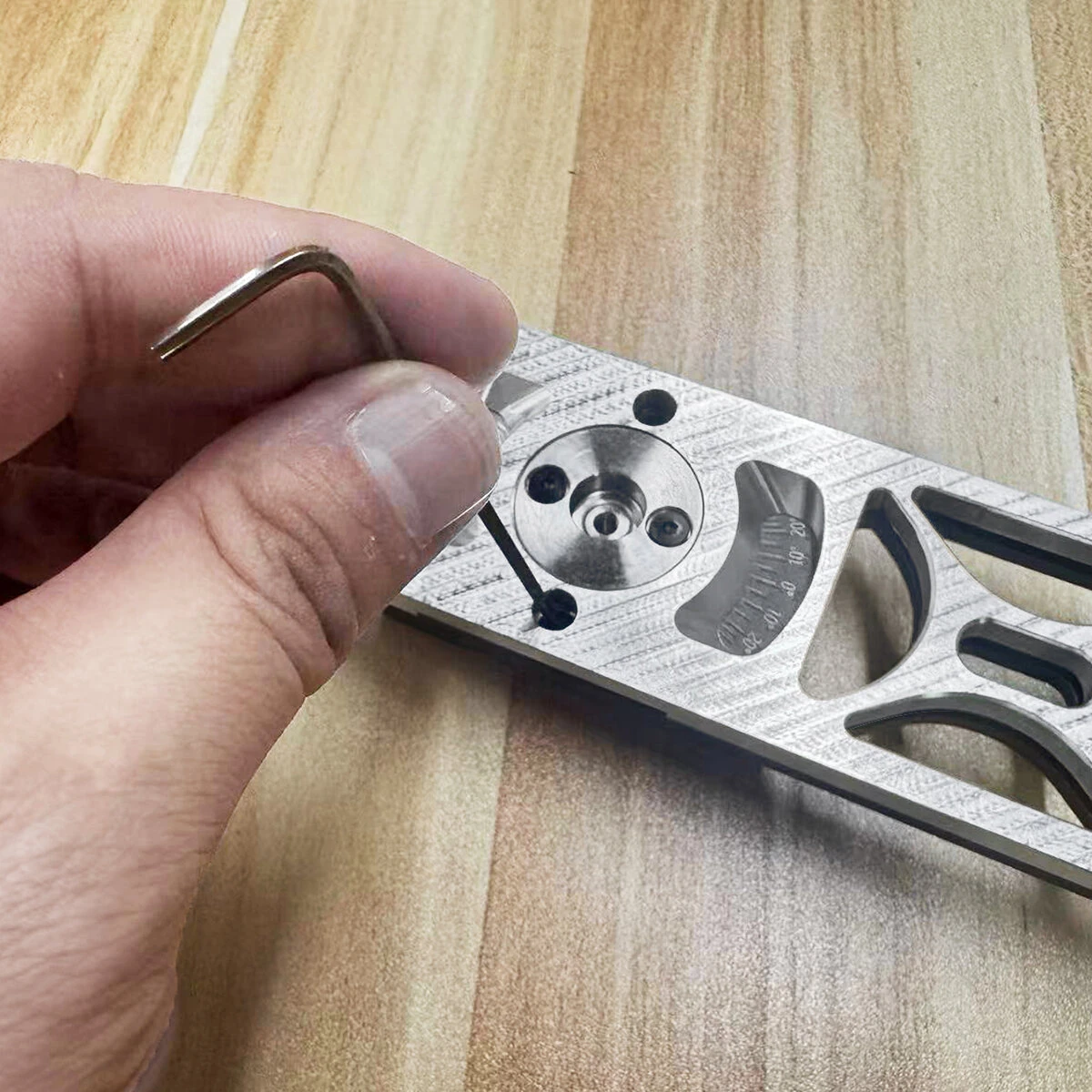 HONGDUI Hooked On Wood HD38 TrueMark Ruler HD38V Adjustable TrueMark Ruler Hadfield Steel Woodworking Scriber