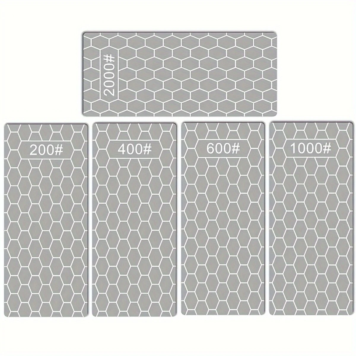 200 400 600 1000 2000grit Diamond Knife Sharpener Kit Sharpening Stone Grind Grinding Kitchen Tools Honeycomb Flaky Whetstone