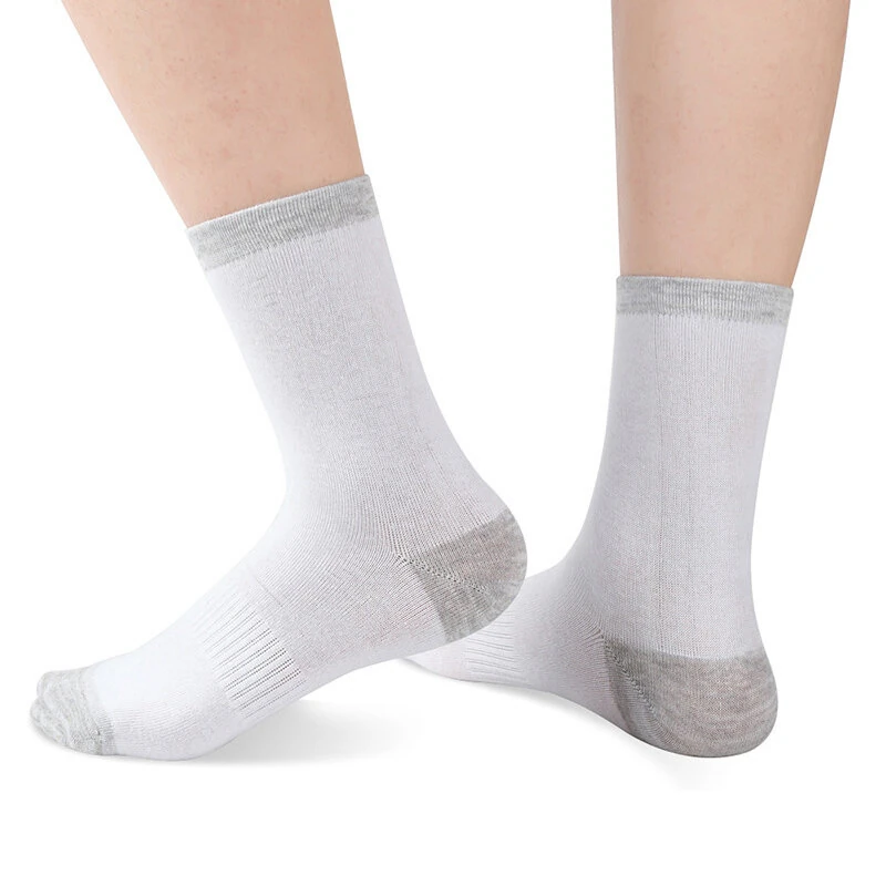 6 Pair Autumn Winter Men Socks Cotton Leisure Business Long Socks Walking Running Hiking Warm Socks For Male Plus Size 42-48