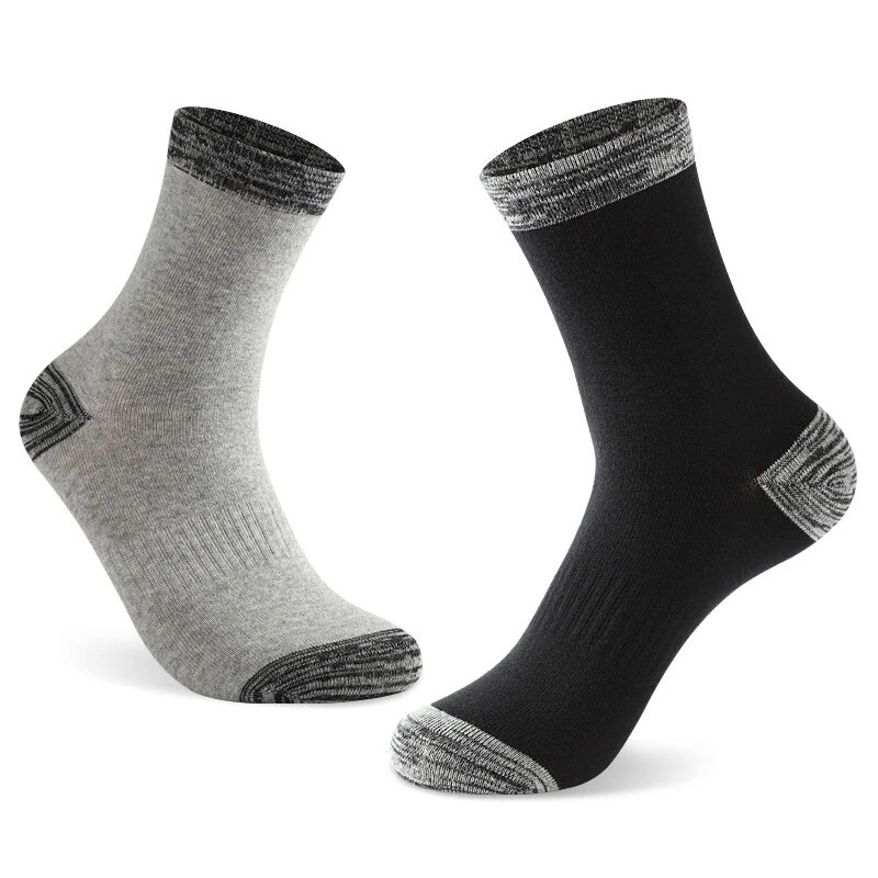 6 Pair Autumn Winter Men Socks Cotton Leisure Business Long Socks Walking Running Hiking Warm Socks For Male Plus Size 42-48