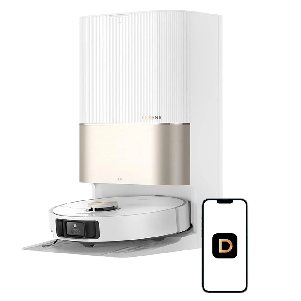 [EU Direct] DREAME X40 Ultra Complete Robot Vacuum Cleaner with Removable & Liftable Mop 12,000Pa Suction Sweeping Machine Side Brush Extensive Cleaning