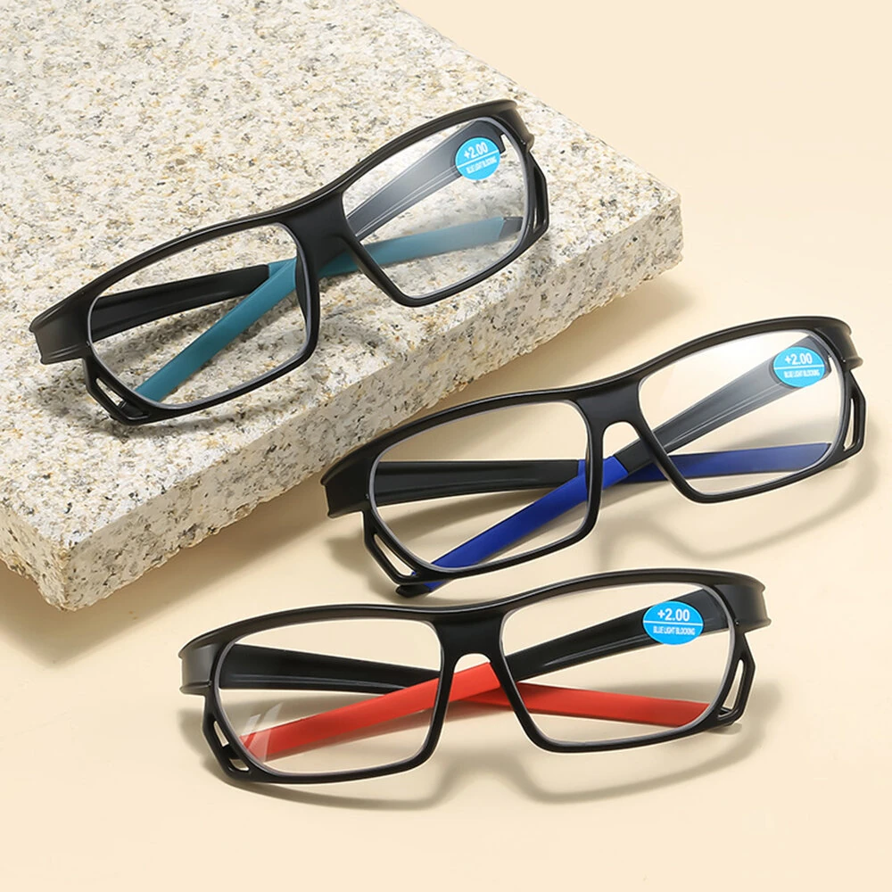 Sport Anti-blue Light Reading Glasses for Men Women Lightweight HD Comfortable Presbyopic Glasses