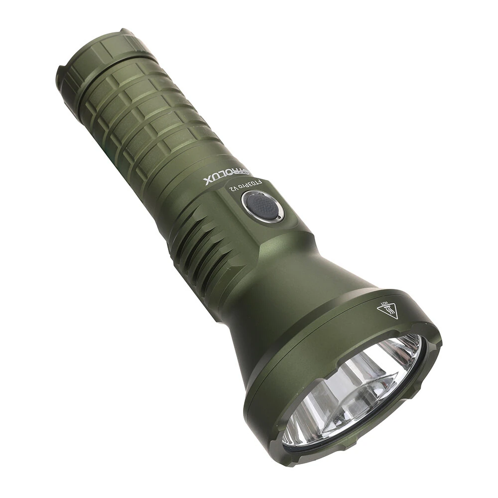 Astrolux® FT03 Pro V2 SFT90X LED 6100LM 1411M High Lumen Thrower Flashlight USB-C Rechargeable Power by 26650 Battery Powerful LED Torch Upgraded High Performance Stepless Dimming LED Strong Search Light
