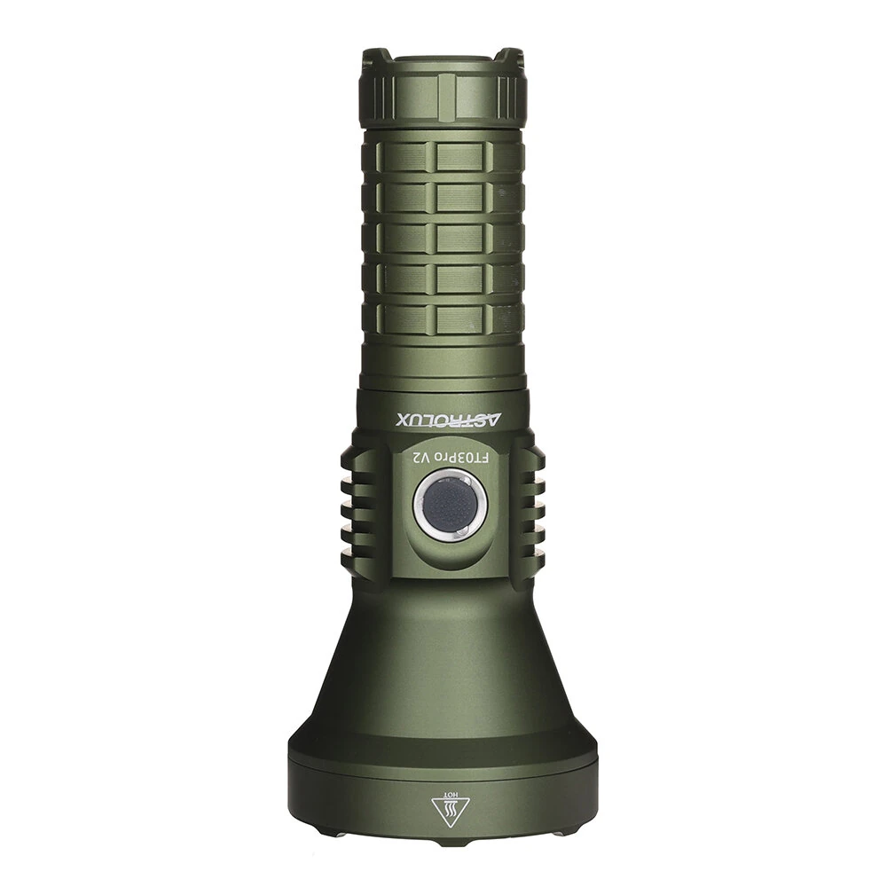 Astrolux® FT03 Pro V2 SFT90X LED 6100LM 1411M High Lumen Thrower Flashlight USB-C Rechargeable Power by 26650 Battery Powerful LED Torch Upgraded High Performance Stepless Dimming LED Strong Search Light