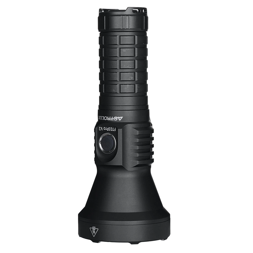 Astrolux® FT03 Pro V2 SFT90X LED 6100LM 1411M High Lumen Thrower Flashlight USB-C Rechargeable Power by 26650 Battery Powerful LED Torch Upgraded High Performance Stepless Dimming LED Strong Search Light