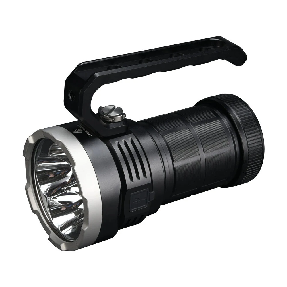 Fitorch P200 Rechargeable Searchlight 14000 Lumens USB Type-C Charging 24,000mah High Capacity Battery/Power Bank for Camping Search Rescue or Exploration