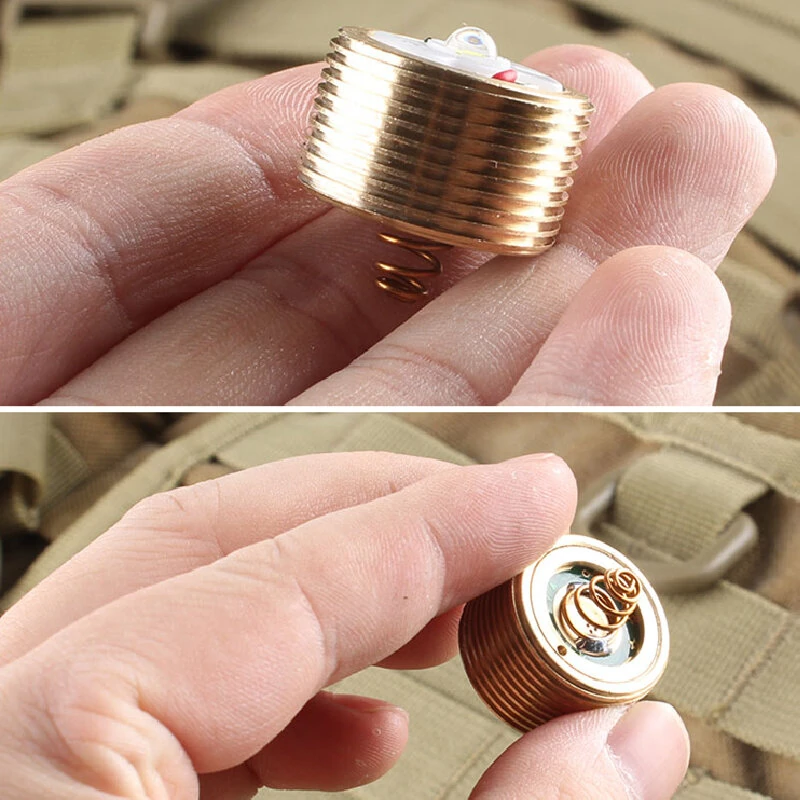 Convoy S2+ Black XM-L2 7135*8 Orange Peel EDC Flashlight, Stong Light Powerful Compact. Ideal for Outdoor Adventure