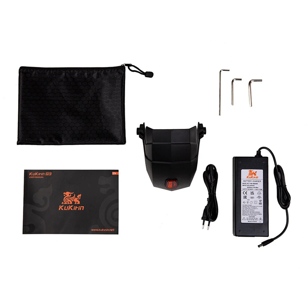 [EU DIRECT] KuKirin G3 18Ah 52V 1200W Recommended Top Speed 25KM/H 10.5in Folding Moped Electric Scooter Speed 70KM Mileage Electric Scooter Max Load 100Kg