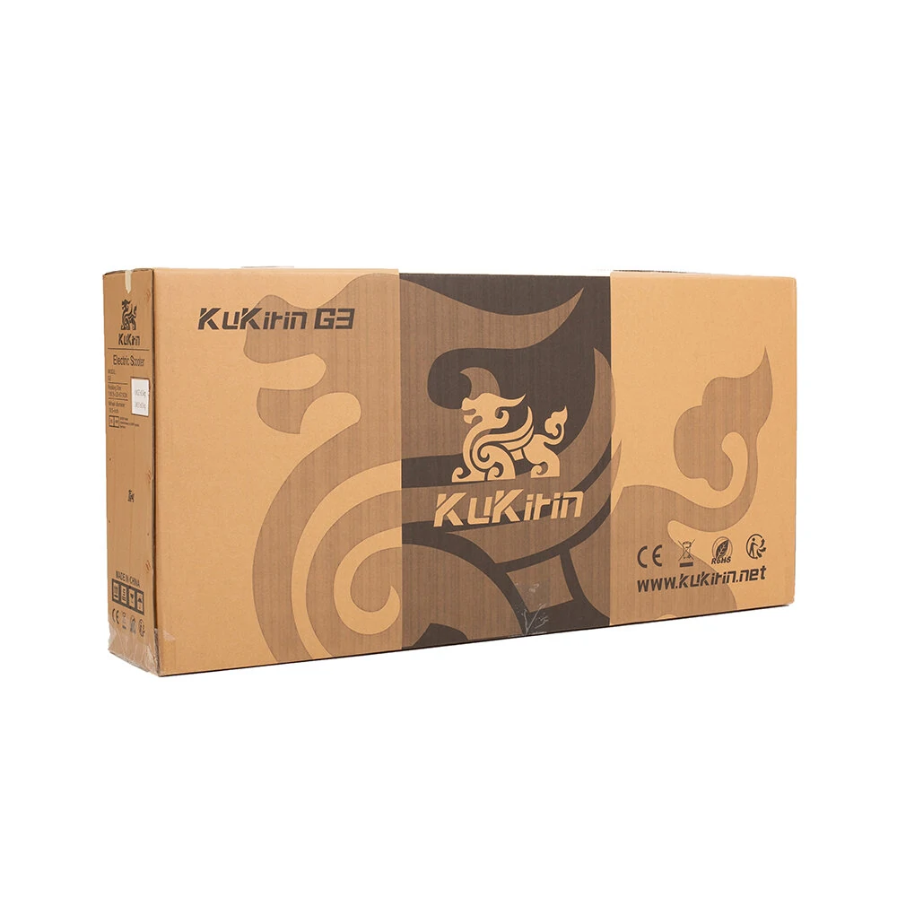 [EU DIRECT] KuKirin G3 18Ah 52V 1200W Recommended Top Speed 25KM/H 10.5in Folding Moped Electric Scooter Speed 70KM Mileage Electric Scooter Max Load 100Kg