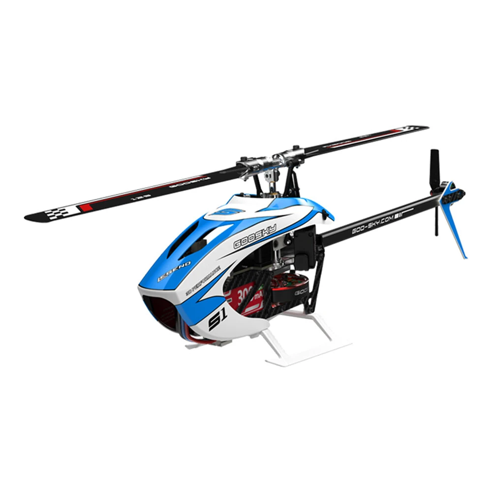 GOOSKY S1 New Edition 6CH 3D Aerobatic Dual Brushless Direct Drive Motor RC Helicopter Adds ELRS Interface with GTS Flight Control System BNF/RTF