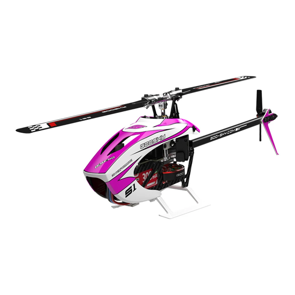 GOOSKY S1 New Edition 6CH 3D Aerobatic Dual Brushless Direct Drive Motor RC Helicopter Adds ELRS Interface with GTS Flight Control System BNF/RTF
