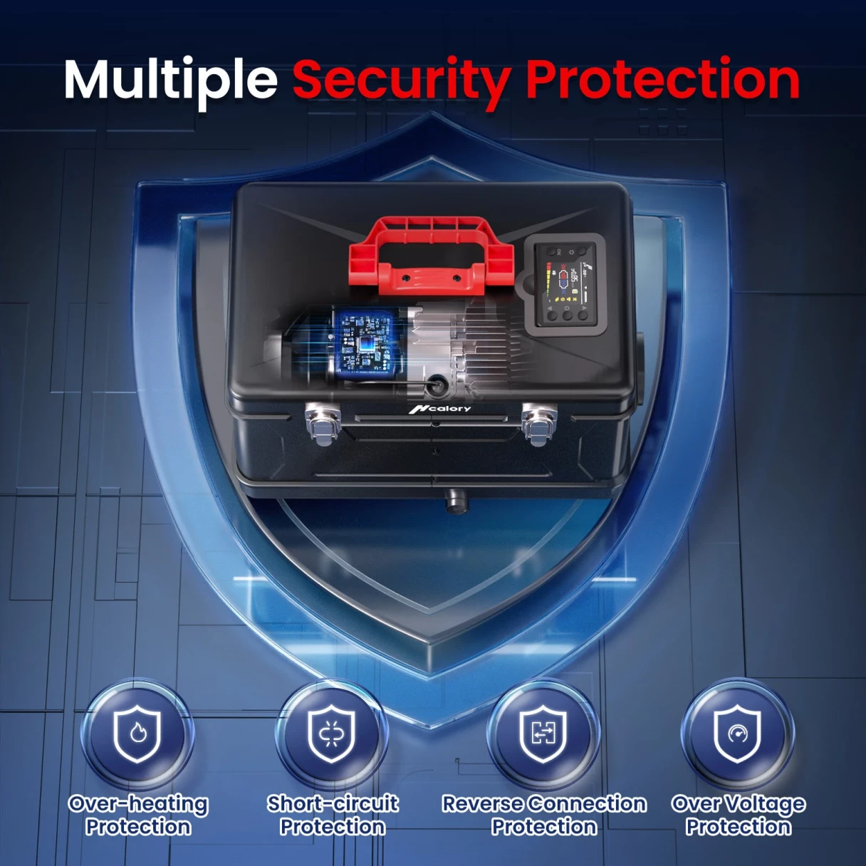 HCALORY TC2S 8KW Diesel Heater 5L Toolbox Compact 2S Portable Diesel Air Heater 12V/24V All in One Fast Heating with App Control Altitude Mode and Automatic Start and Stop for RV Garage Camper 2025 Upgraded