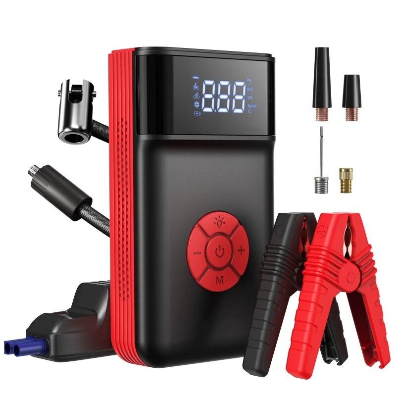 Andeman 4000A 150PSI 11200mAh Portable Jump Starter with Air Compressor Function