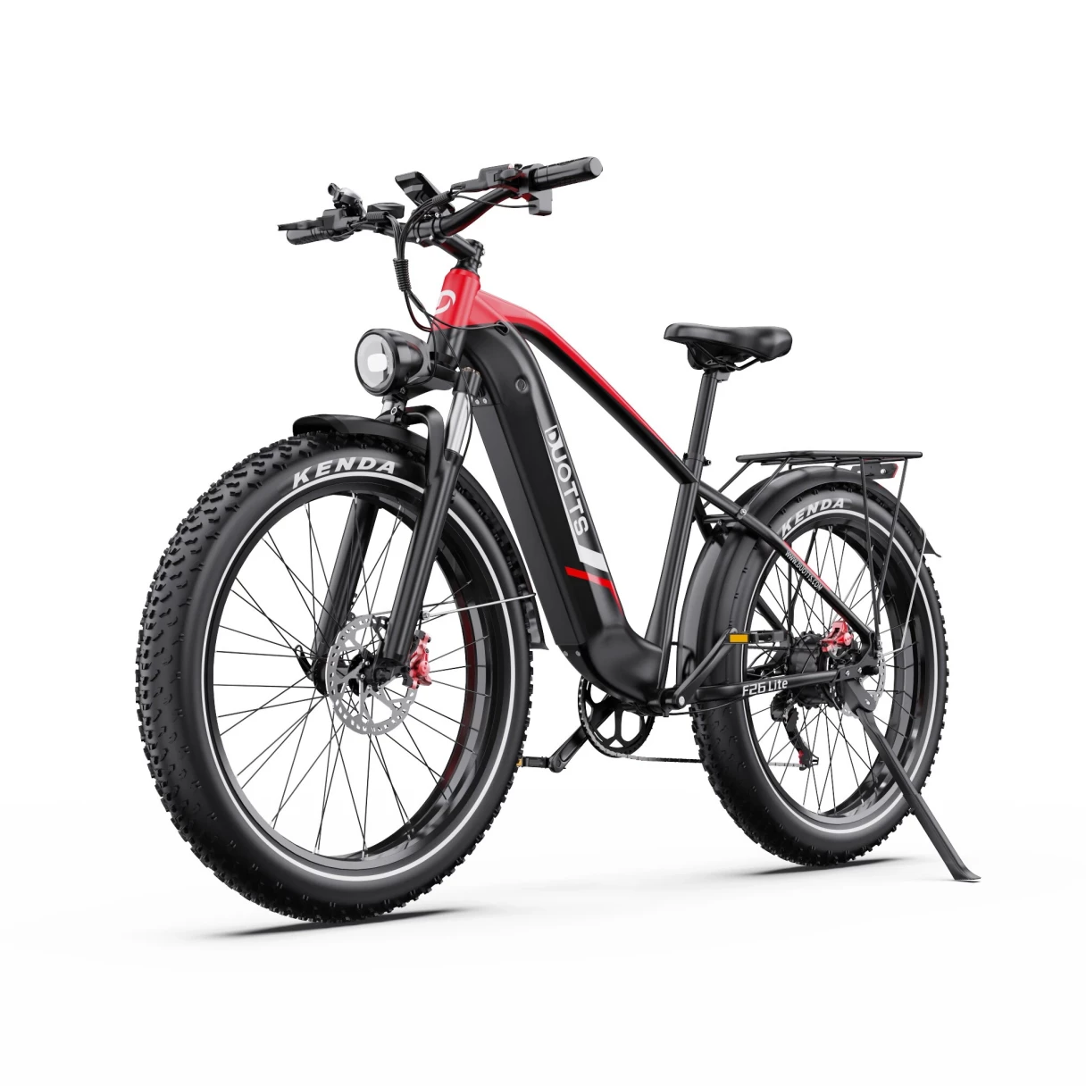 [EU Direct] DUOTTS F26 Lite Electric Bike 48V 18AH Battery 500W Motor Recommended Top Speed 25KM/H 26*4.0inches Tires 80-90KM Max Mileage 150KG Max Load Electric Bicycle