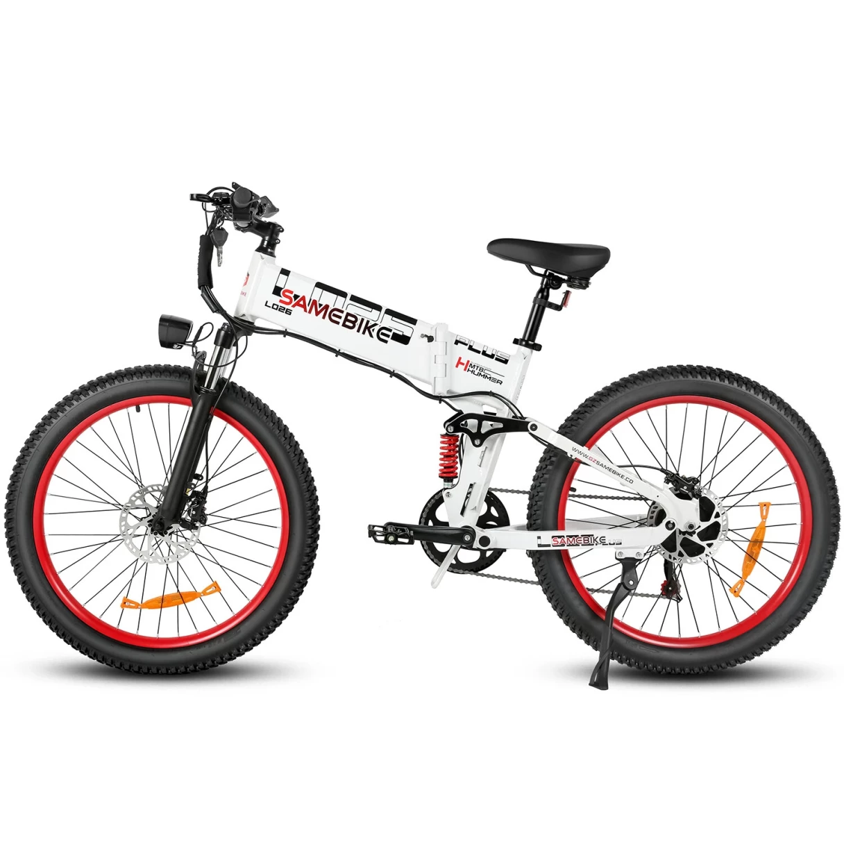 [EU DIRECT] SAMEBIKE LO26 Plus Electric Bike 48V 15AH 1000W Motor Recommended Top Speed 25KM/H 26 Inches Tire Electric Bike 50-100km Mileage Max Load 150Kg