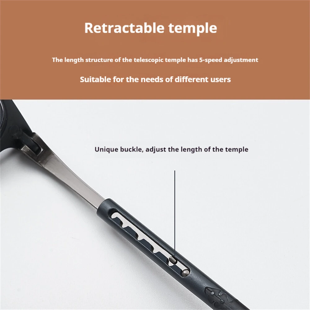 Folding Portable Hang Neck Magnetic Reading Glasses Lightweight Anti-blue Light HD Eye Protection Presbyopia Glasses